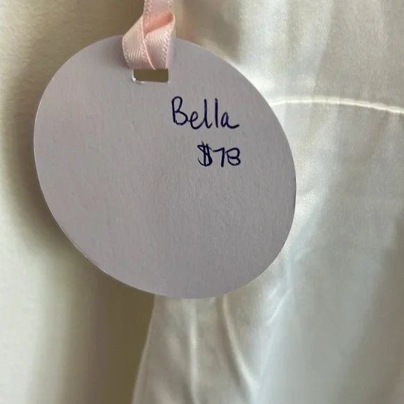 MORE TO COME Bella Off‎ Shoulder Dress in White dance bride bachelorette NWT - Picture 8 of 10